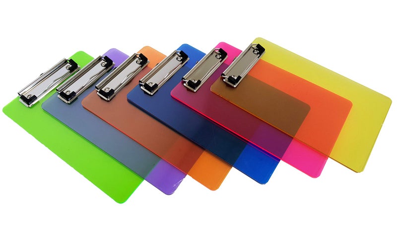 Dondor Mini Multicolored Clipboards, by Dondor (9" x 6" Inches, Multicolored) - Image 2